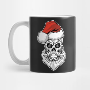 Sugar Skull Santa Christmas Shirt Mug